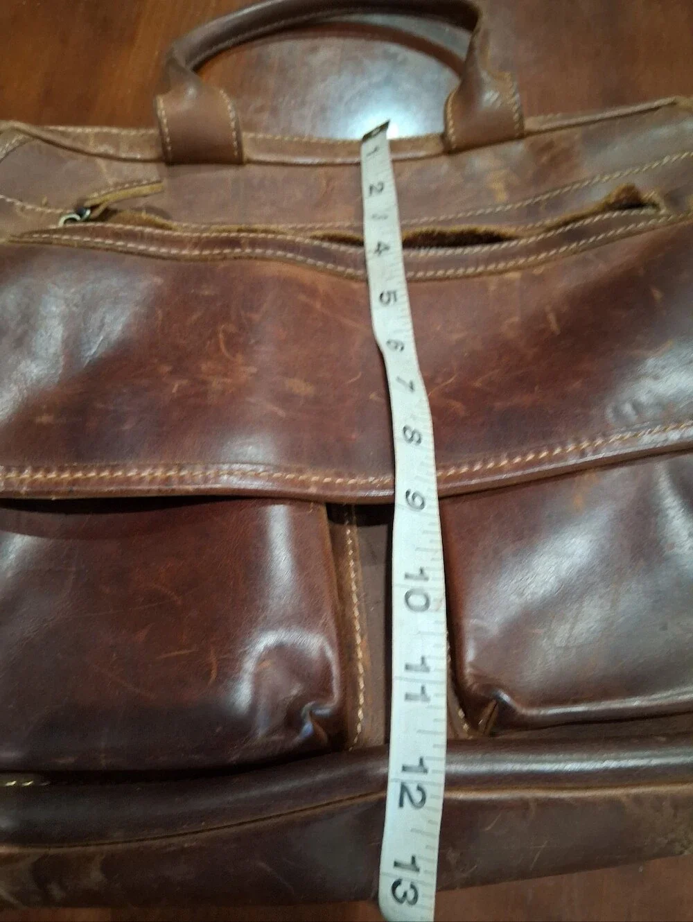 Gorgeous KATTEE Rustic Leather Briefcase